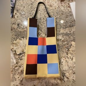 Wrist Handbag for Women Aesthetic Crochet Knit Tote Bag Wristlet Handbag